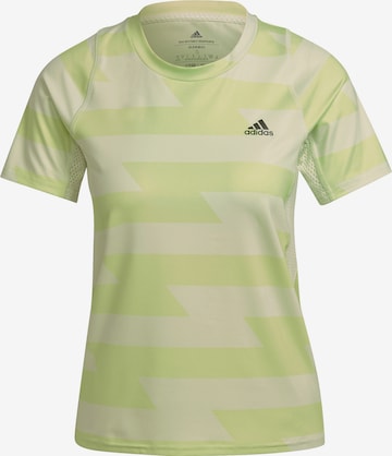 T-shirt fonctionnel 'Fast' ADIDAS PERFORMANCE en vert : devant