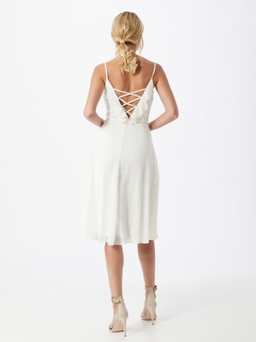 Robe de cocktail STAR NIGHT en blanc