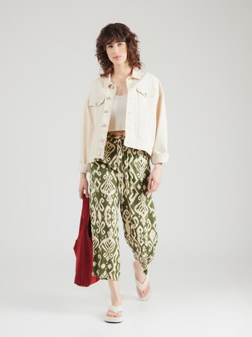 Hailys Loose fit Pleat-Front Pants 'Ci44ra' in Green