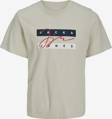 JACK & JONES Shirt 'JOSHUA' in Grijs: voorkant