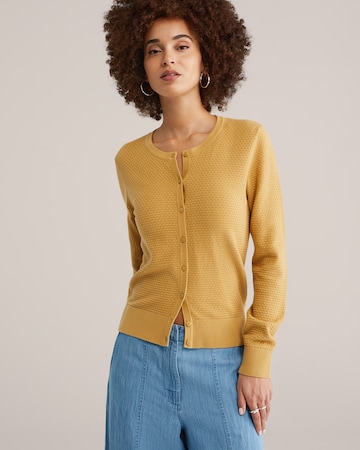 WE Fashion - Cárdigan en amarillo: frente