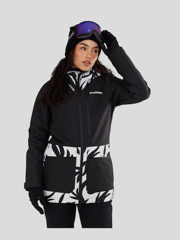 Fundango Udendørsjakke 'Poplar ECO ' i sort: forside