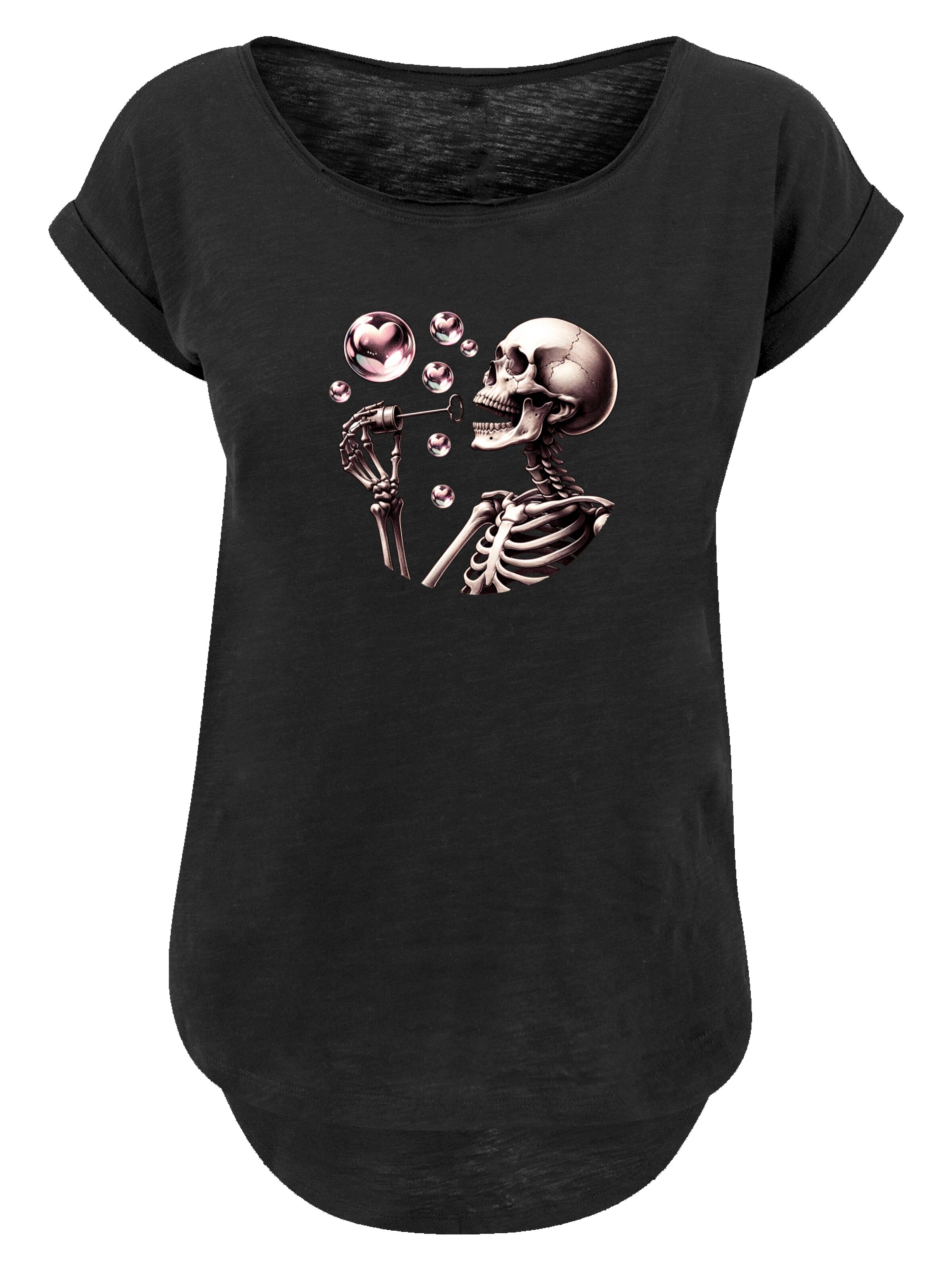 T-shirt F4NT4STIC en noir : devant