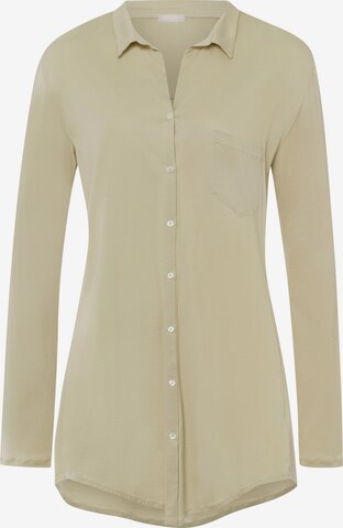 Hanro Nachthemd ' Cotton Deluxe ' in Beige: voorkant