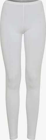 Coupe slim Leggings 'KOKOS' Fransa en blanc : devant