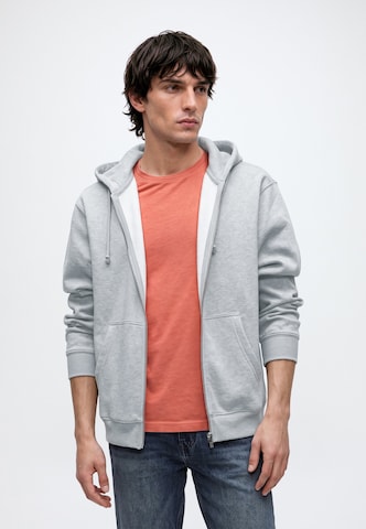 WEEKDAY - Sudadera con cremallera 'Classic' en gris: frente