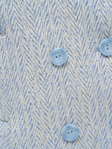 Salsa Jeans Winter Jacket 'Grace Long Woolen Coat' in Blue