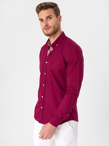 Moxx Paris Slim fit Overhemd in Rood
