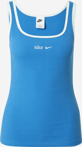 Nike Sportswear - Top en azul: frente