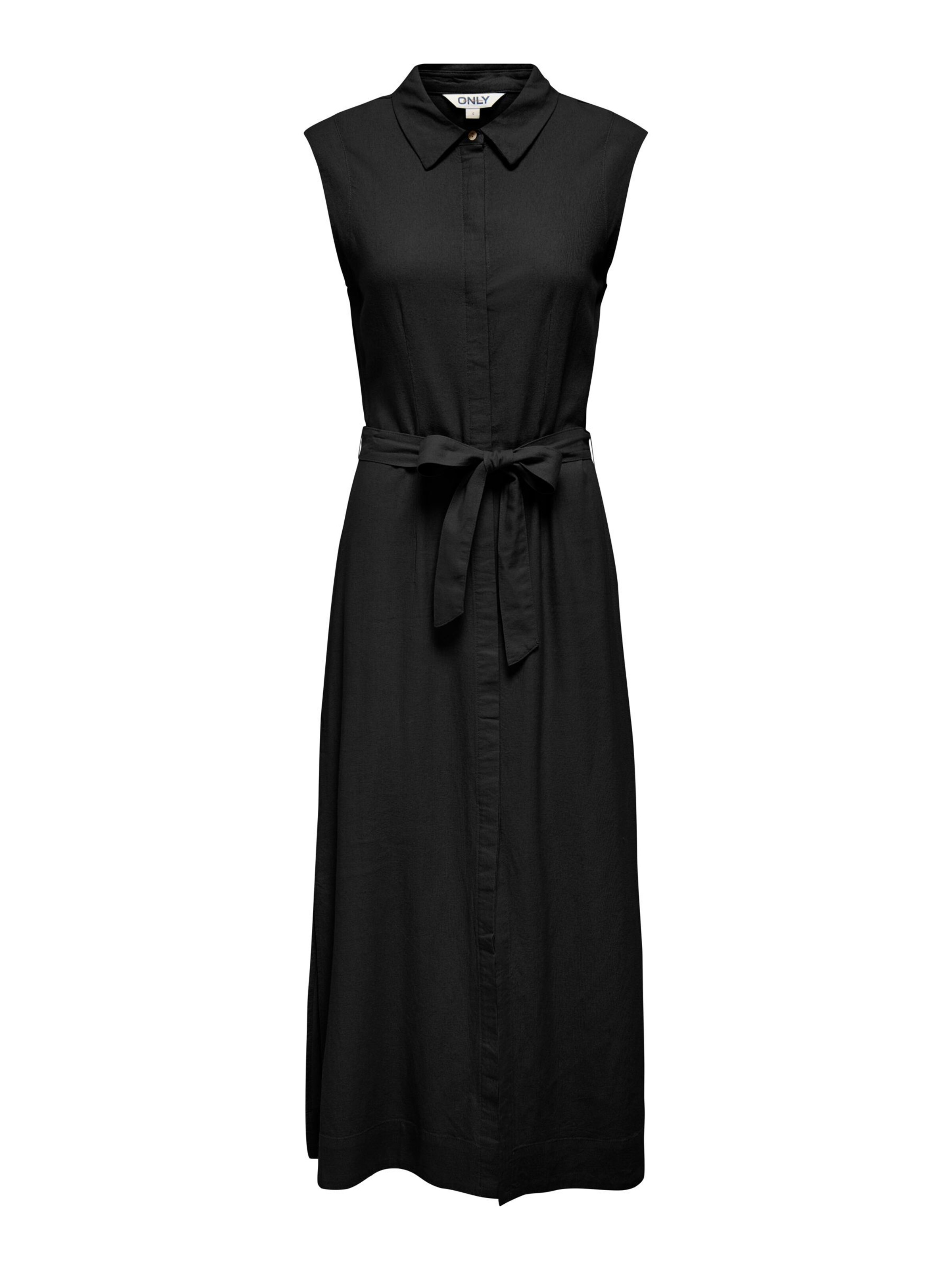 Robe-chemise 'ONLGoa' ONLY en noir : devant