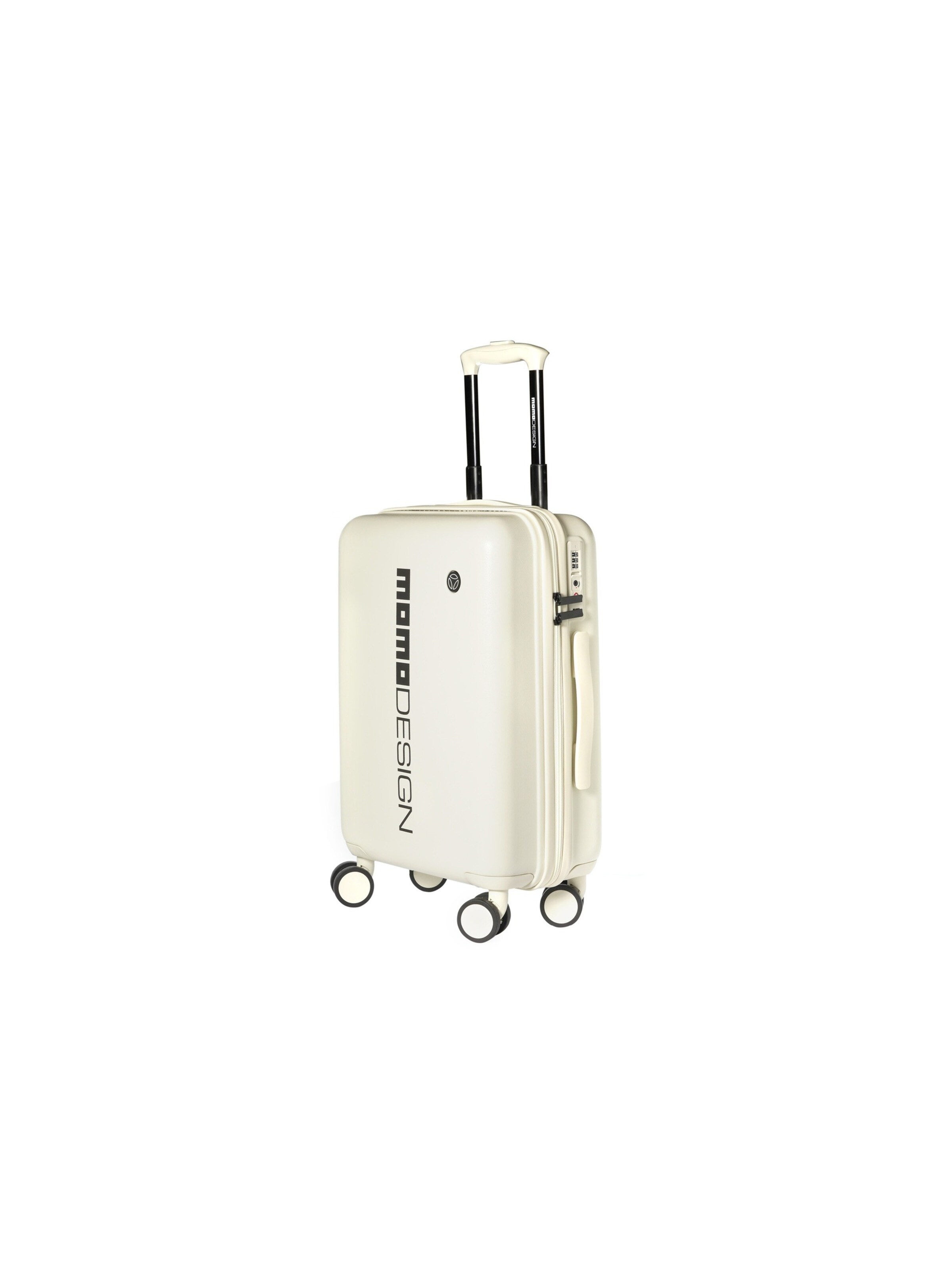 Valigia 'Trolley Cabin Momo Design ABS con Zip 54,5 cm' di Momo Design in nero