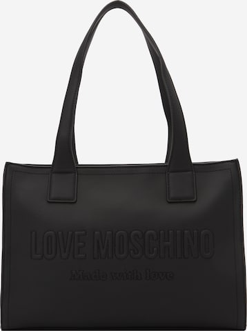 Love MoschinoShopper torba - crna boja: prednji dio