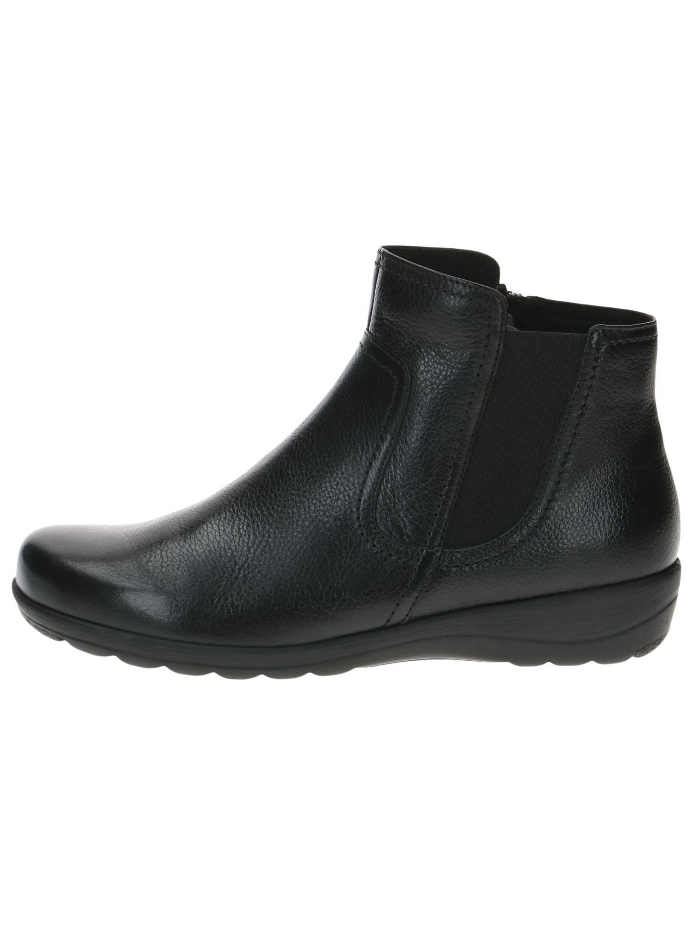 CAPRICE Chelsea Boots in Schwarz