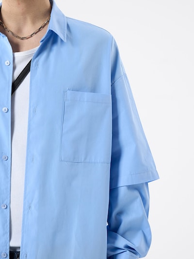 VAMOS CLO Hemd in blau, Produktansicht