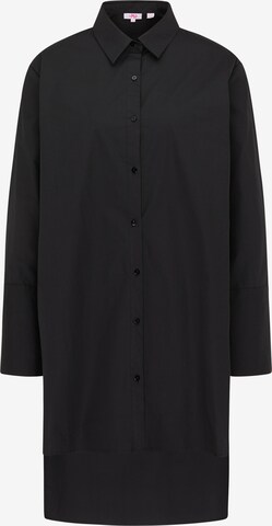 MYMOKošulja haljina - crna boja: prednji dio