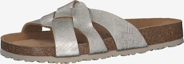 TAMARIS Mule in Silver: front