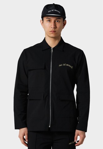 Veste mi-saison Pas De Monaco en noir : devant