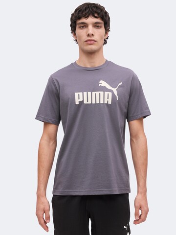 PUMA Funkčné tričko 'ESS No. 1' - Sivá: predná strana