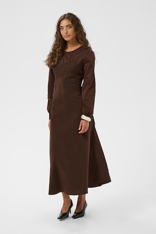 Robe 'CUAjda Antoinett' CULTURE en marron : devant