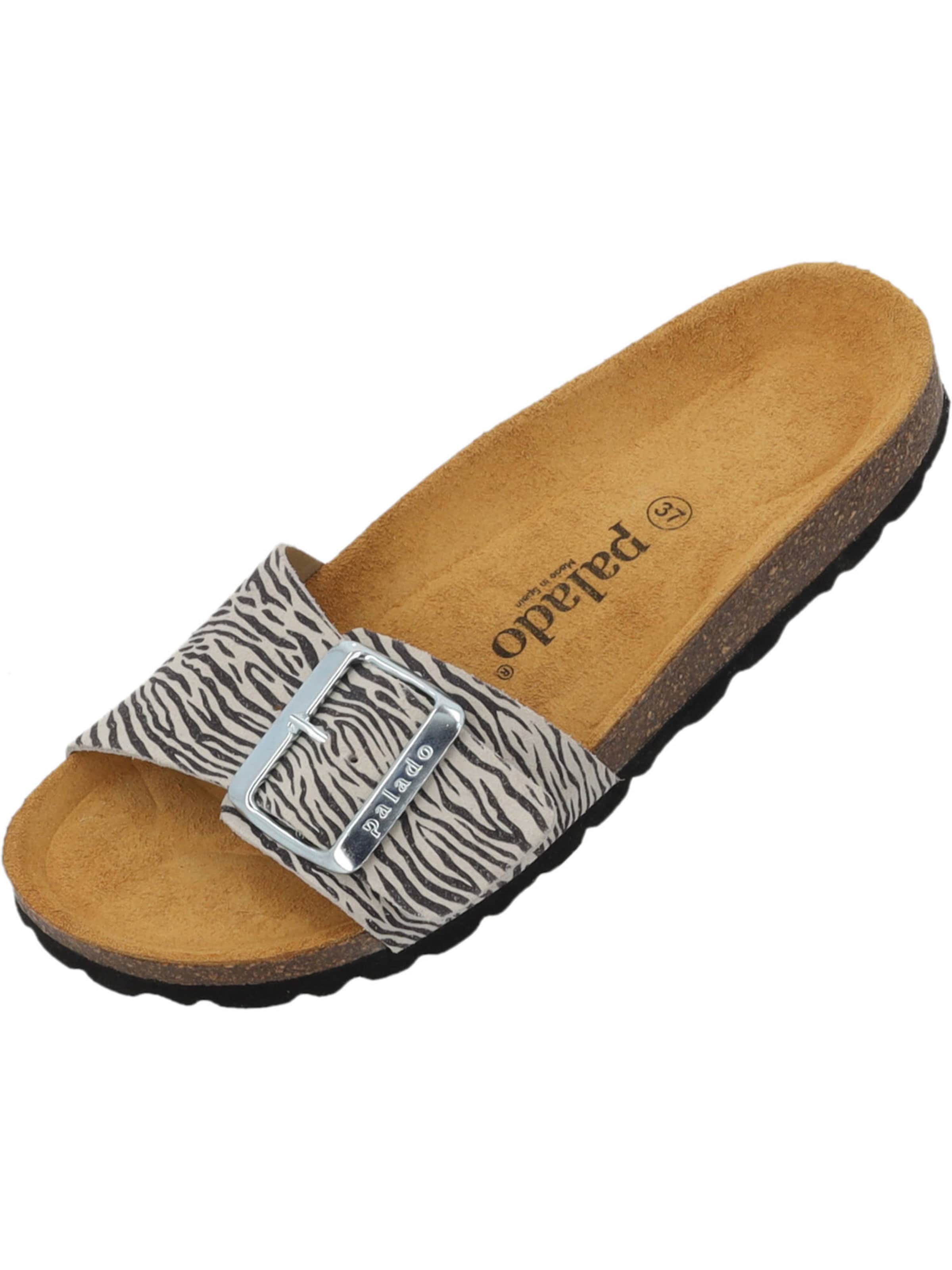 Palado Muiltjes 'Malta EGS Zebra' in Beige: voorkant