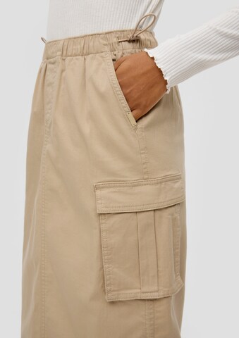 Jupe QS en beige