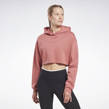 Reebok Athletic Sweatshirt in Red: front