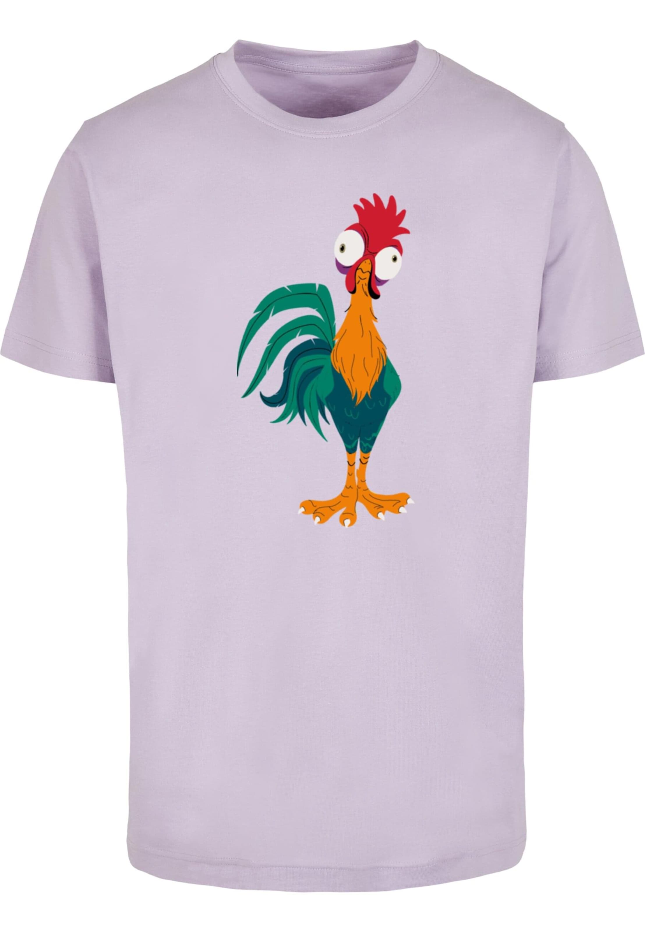 Maglietta 'Moana-Hei Hei' di ABSOLUTE CULT in lilla: frontale