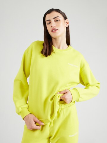 Sweat-shirt 'RAFINE' The Jogg Concept en jaune : devant