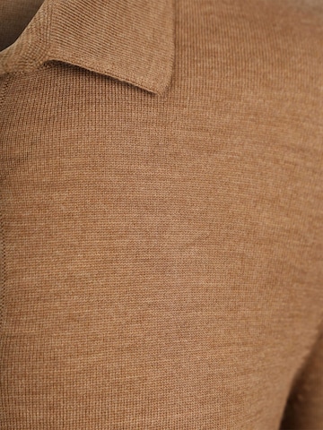 Suitable Slim fit Overhemd in Bruin