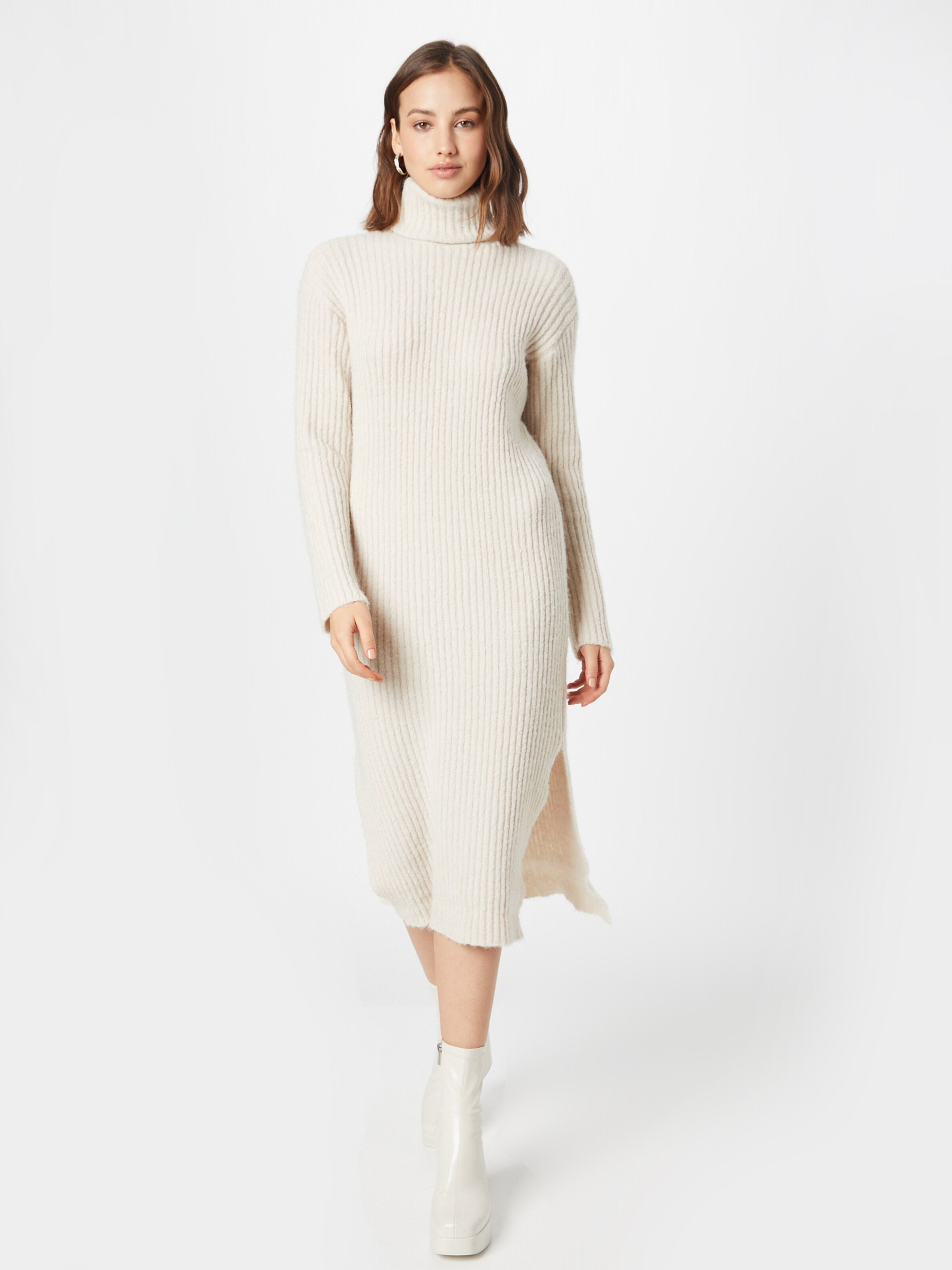 Witte wollen jurk sale