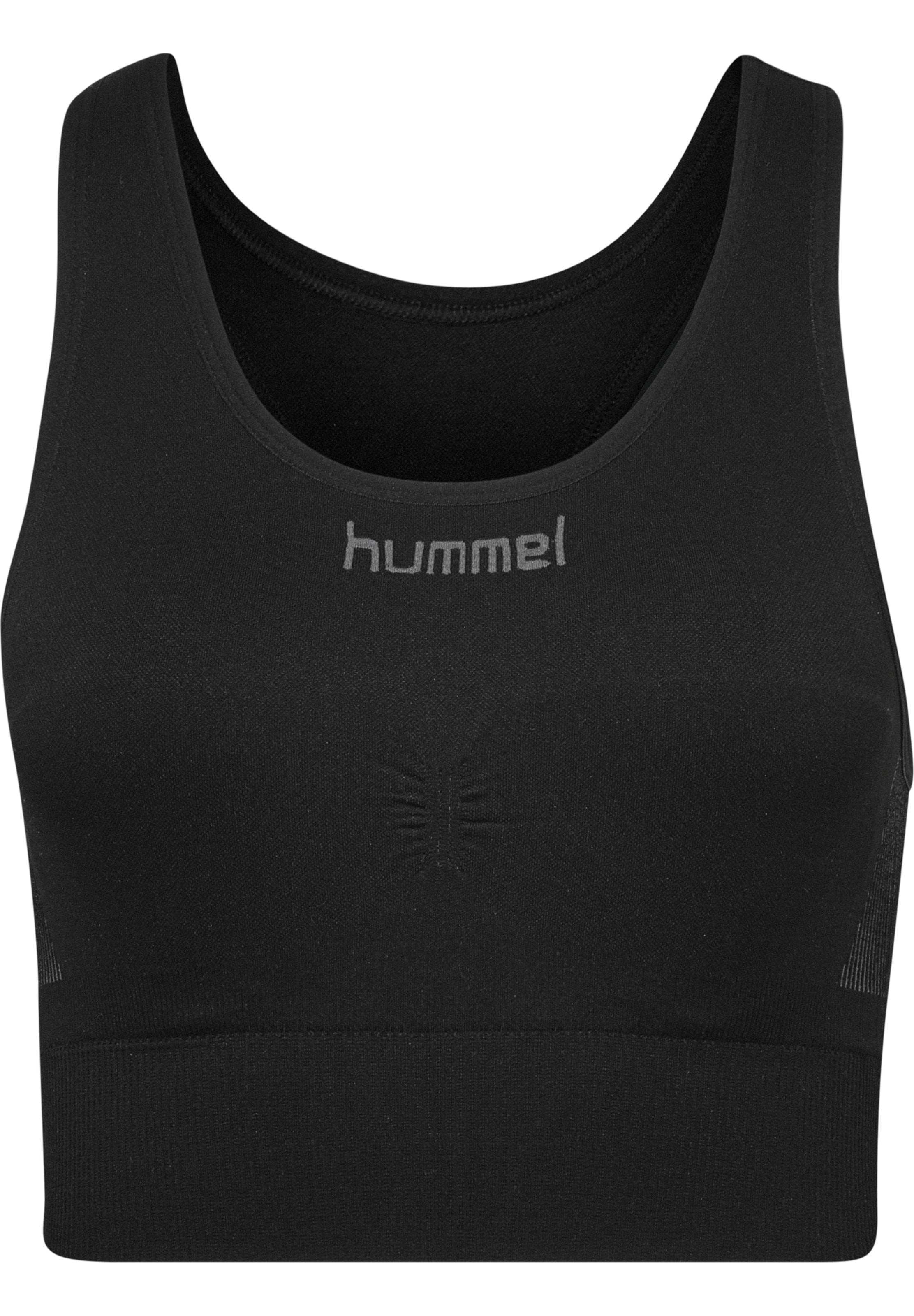Bustieră Sutien sport de la Hummel pe negru: față