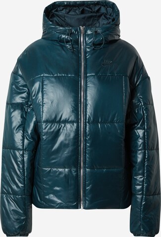 Veste mi-saison Nike Sportswear en vert : devant