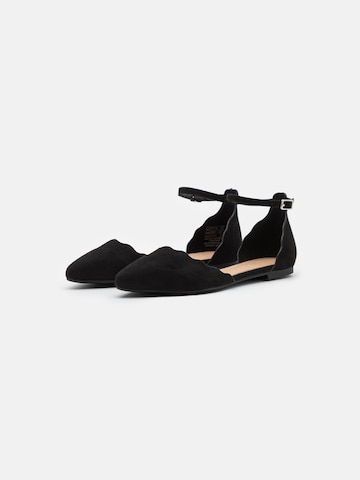 Anna Field Strap ballerina in Black