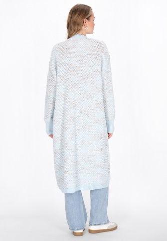 MYMO Gebreid vest in Blauw