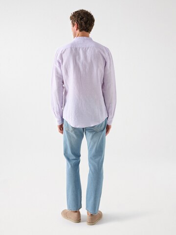 Salsa Jeans Slim fit Button Up Shirt in Pink