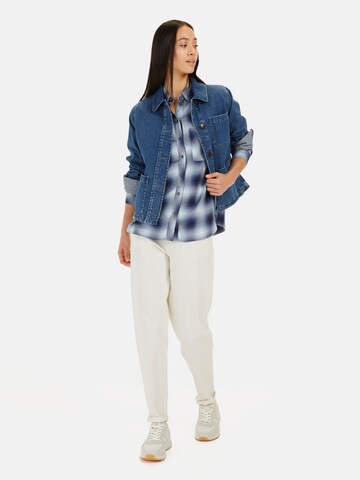 CAMEL ACTIVE Karobluse aus reiner Viskose in Blau