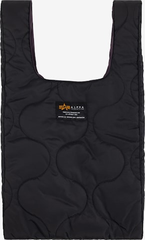 Cabas ALPHA INDUSTRIES en noir : devant