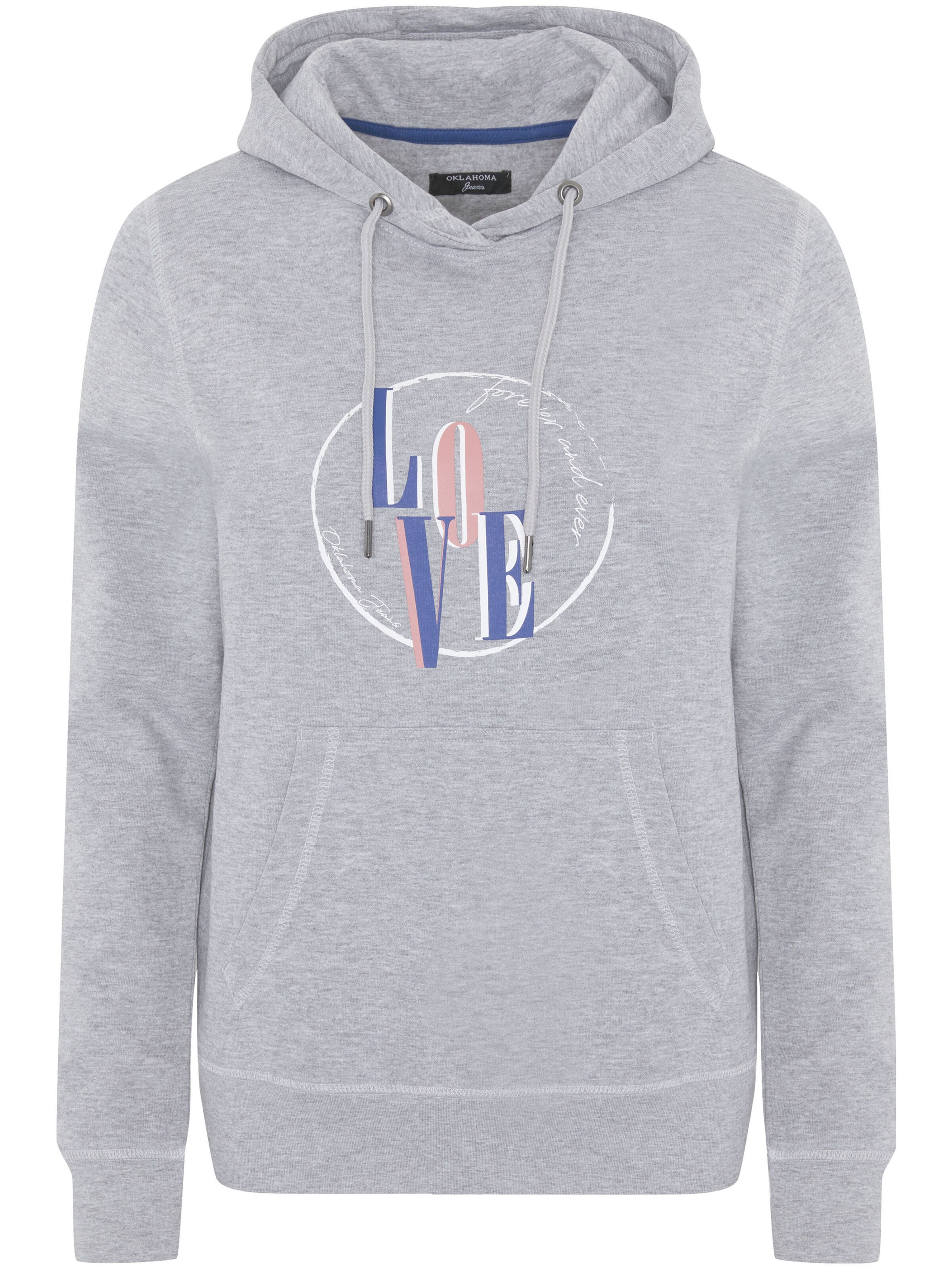Oklahoma Jeans Sweatshirt in Grey: front