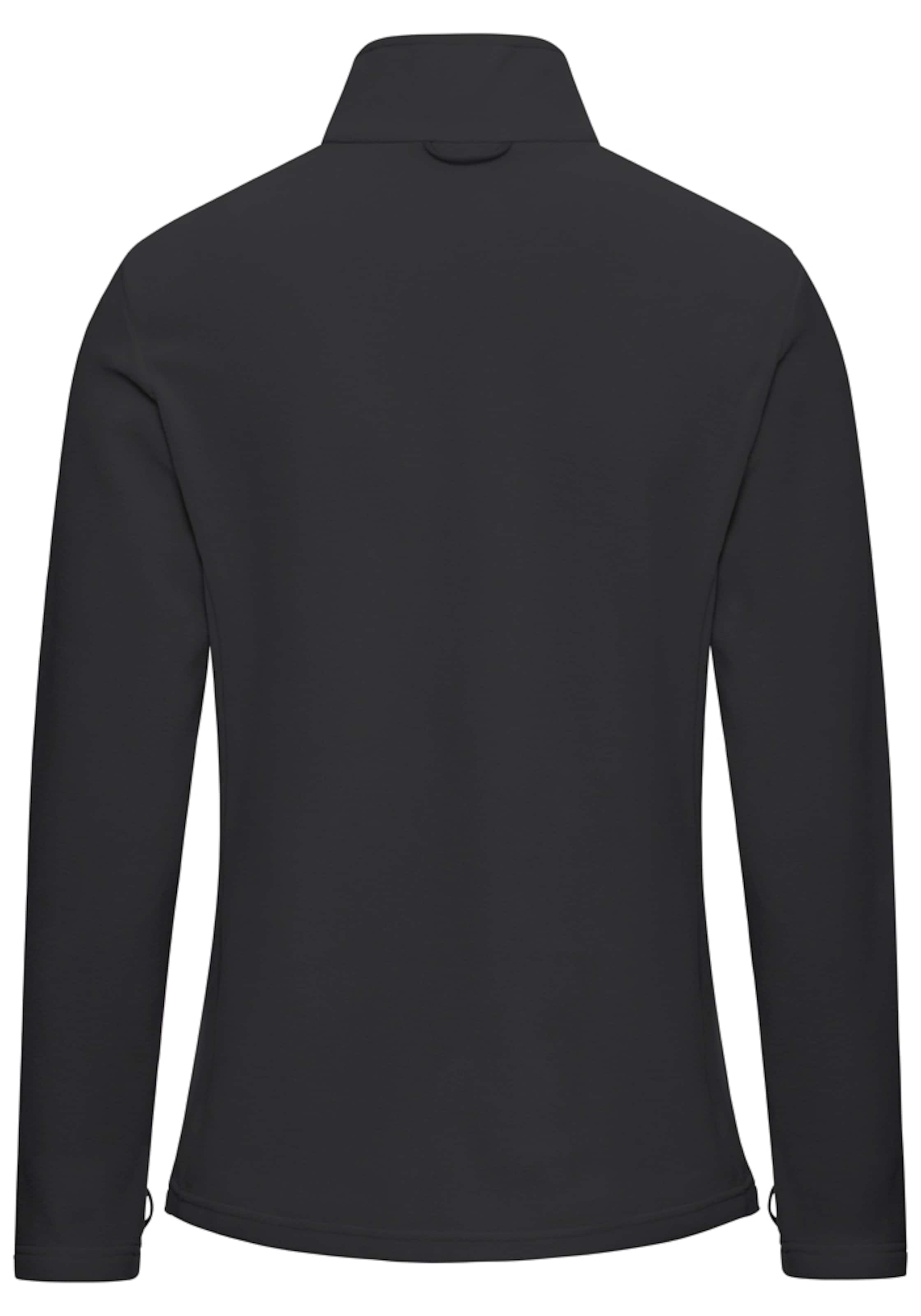 JACK WOLFSKIN Athletic Fleece Jacket in Black