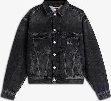 Tommy Jeans Přechodná bunda – černá: přední strana