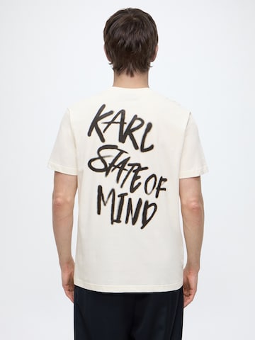 KARL LAGERFELD JEANS Μπλουζάκι σε λευκό: μπροστά