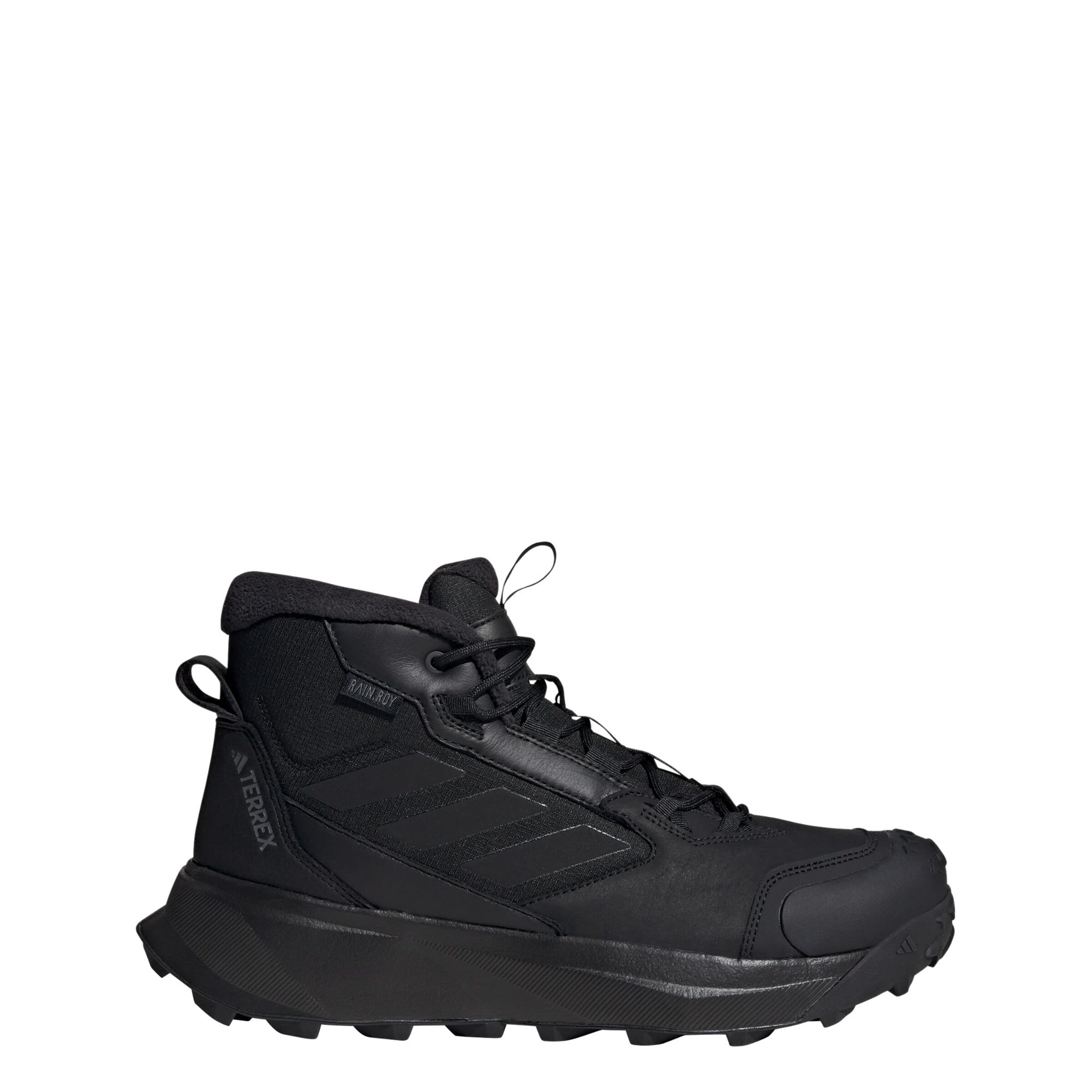 ADIDAS TERREX - Botas 'Winter Leather Mid Cut Rain.Rdy Cold.Rdy' en negro