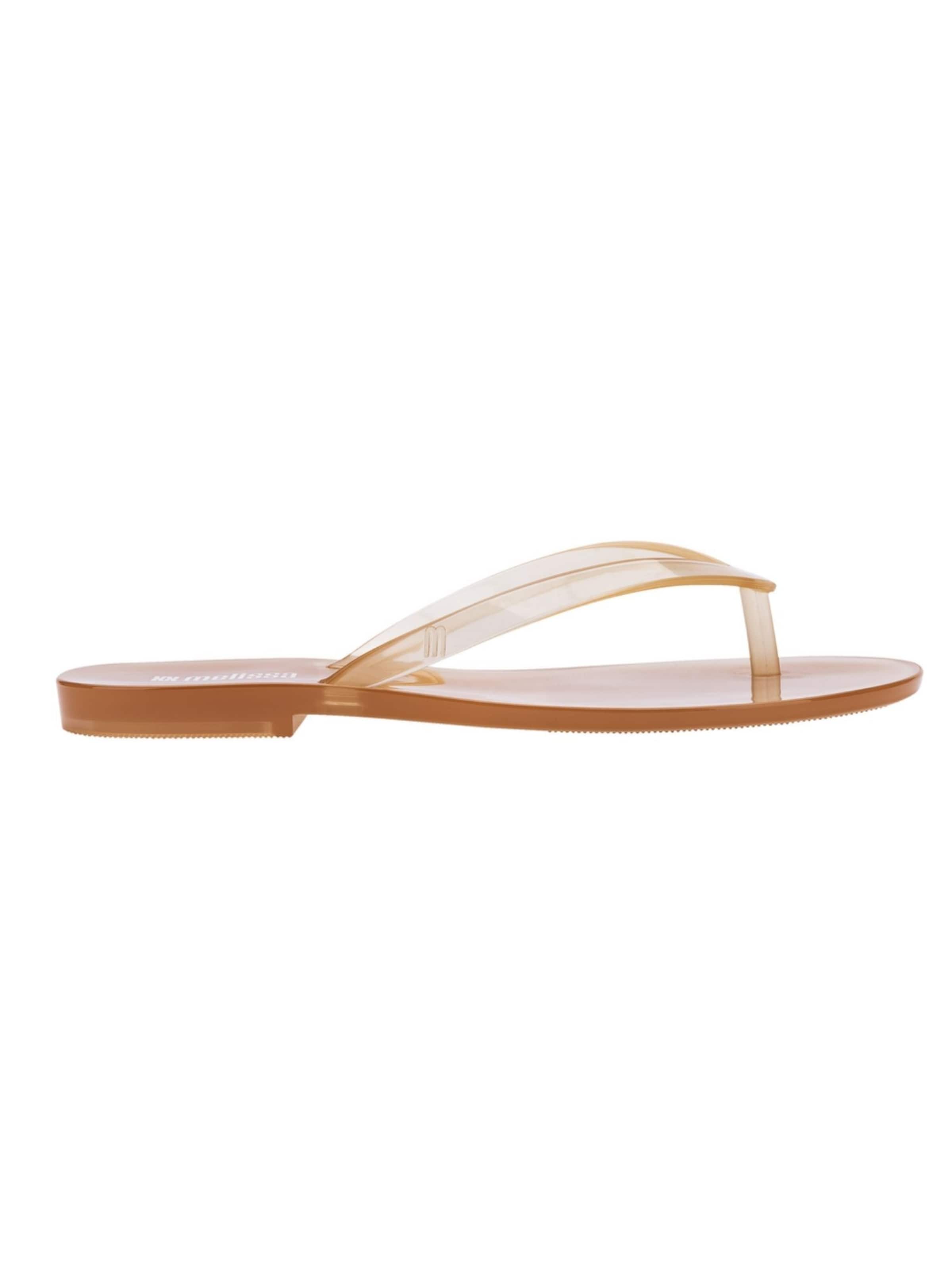 MELISSA T-Bar Sandals 'Harmonic' in Beige: front