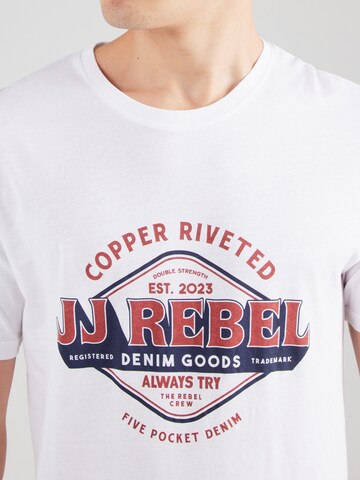 JJ Rebel Tričko 'JREBCASPER' – bílá