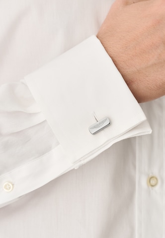 Aston Martin Cufflinks ' TBS ' in Silver: front