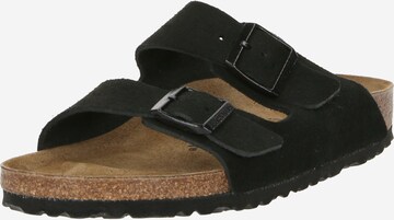 BIRKENSTOCK Muiltjes 'Arizona' in Zwart: voorkant