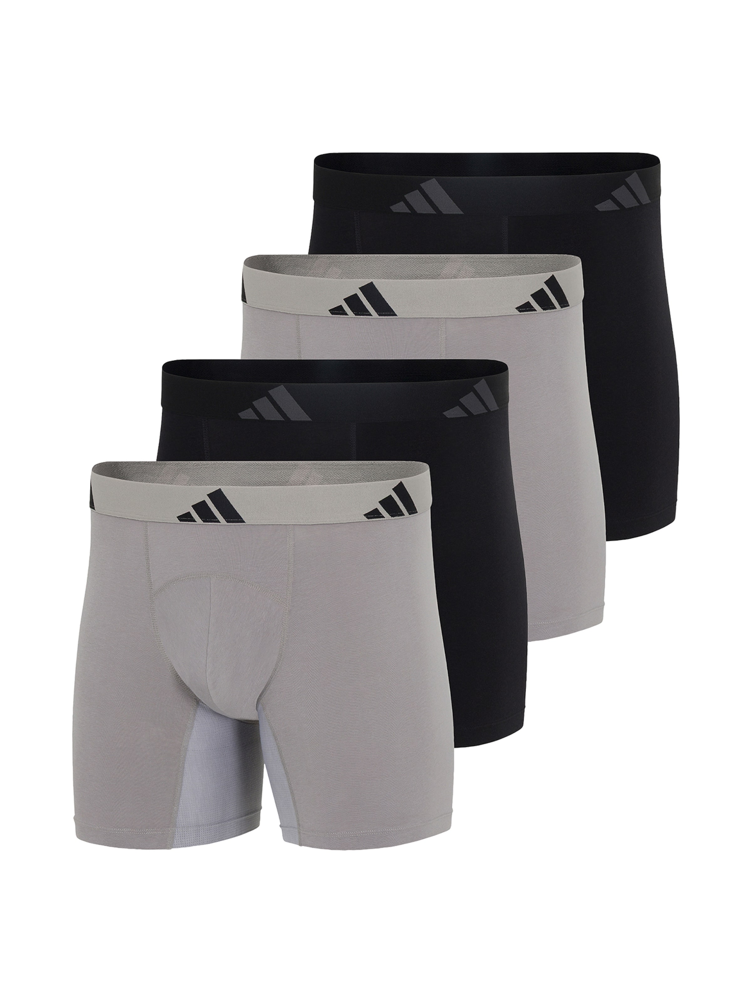 ADIDAS SPORTSWEAR Long Boxer ' Active Flex Ergonomic ' in Grau: Vorderseite
