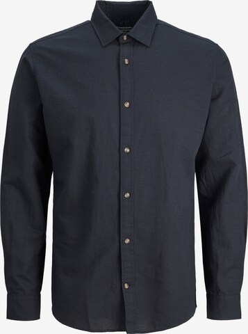 JACK & JONES Button Up Shirt 'Summer' in Black: front