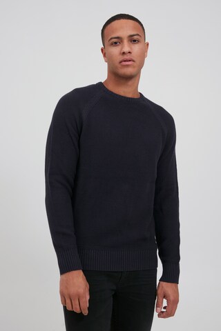 BLEND Strickpullover 'Thoran' in Blau: Vorderseite