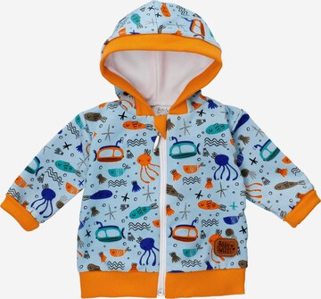 Baby Sweets Zip-Up Hoodie in Blue: front